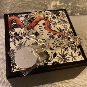 Brand new Gucci bracelet never used box bag everything